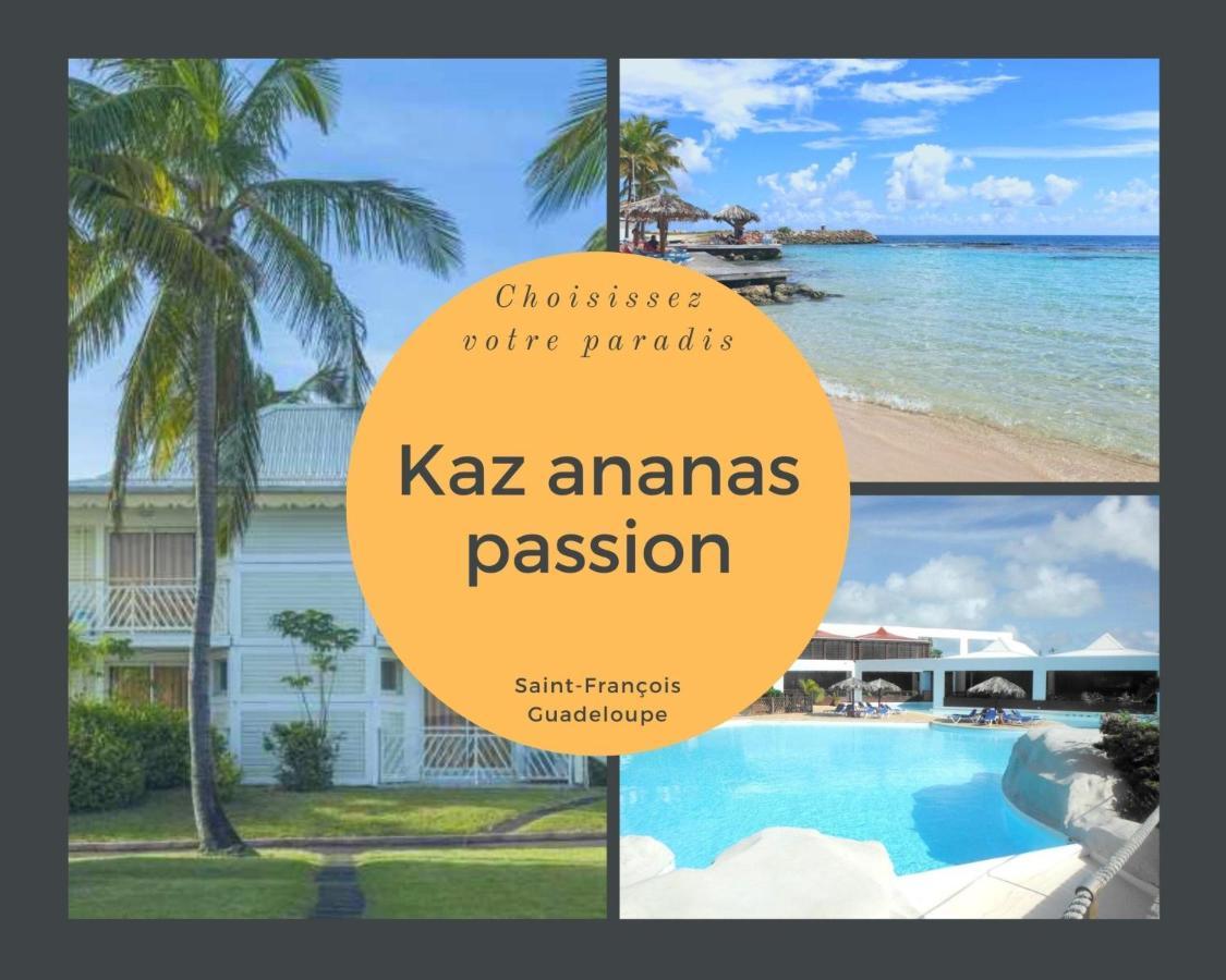 F3 _ Kaz Ananas Passion Au Manganao Apartment Saint-Francois  Ngoại thất bức ảnh