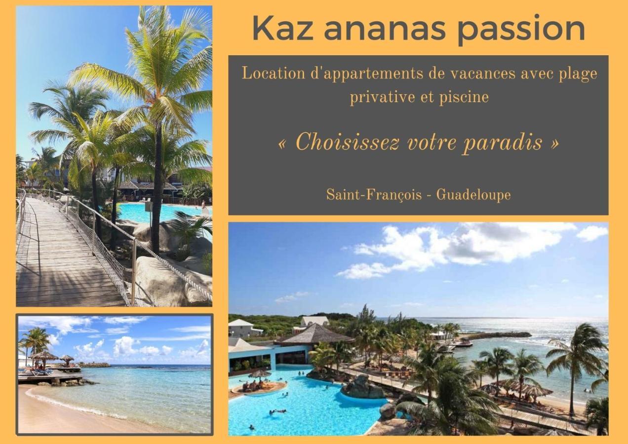 F3 _ Kaz Ananas Passion Au Manganao Apartment Saint-Francois  Ngoại thất bức ảnh
